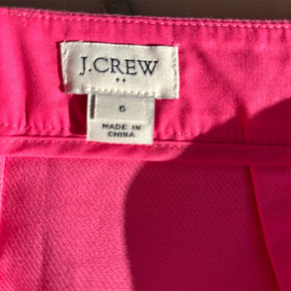 J. Crew Women's Pink Scalloped Hem Pencil Skirt Size 6 Casual - Picture 4 of 6